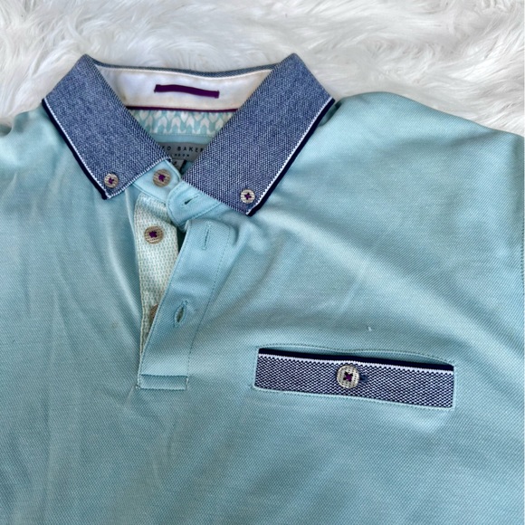 Ted Baker - Men’s Polo Sz 5 / Large - Picture 2 of 4